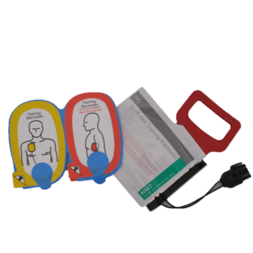 Lifepak CR Plus elektroder och Charge-Pak — kombinerad batteri- och elektrodenhet for AED-underhall
