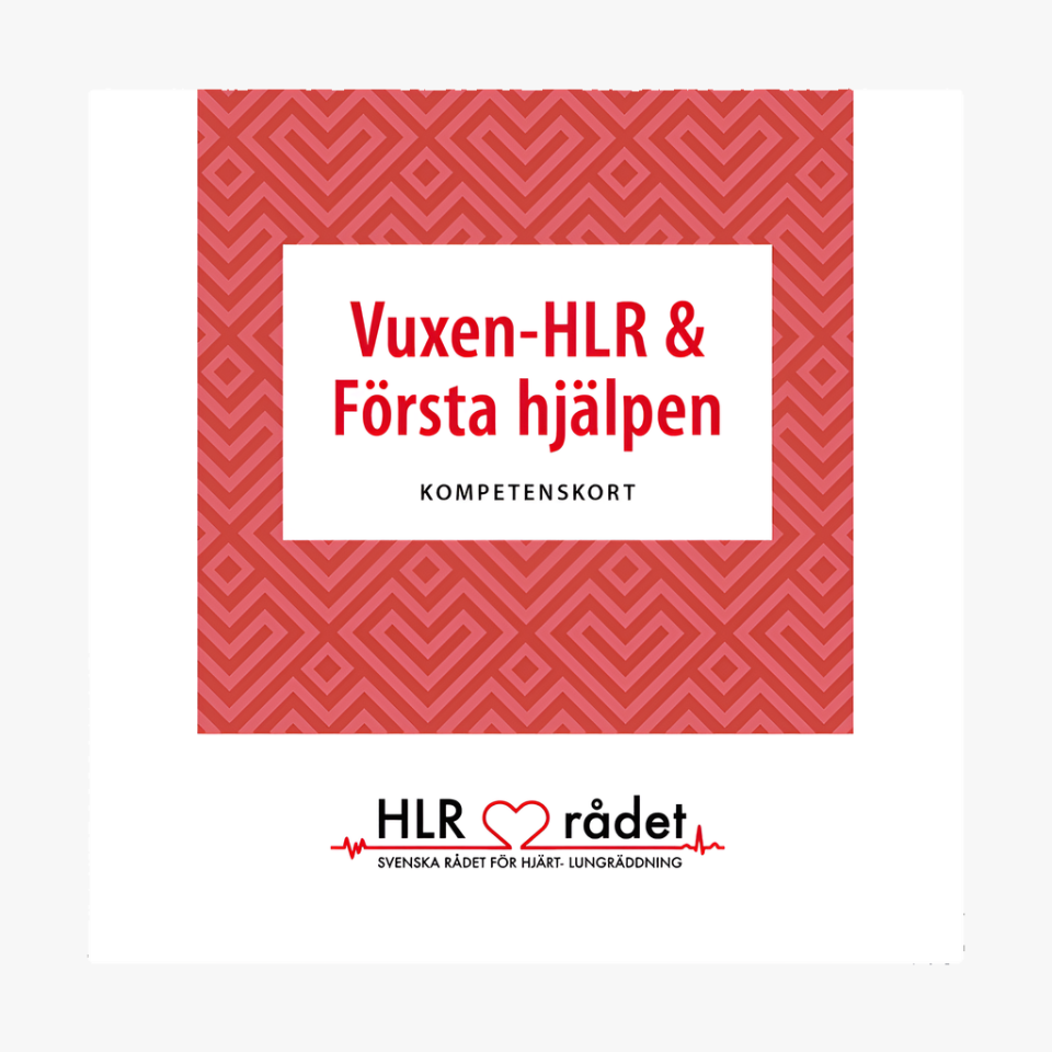 Kompetenskort HLR/Första hjälpen 50 st