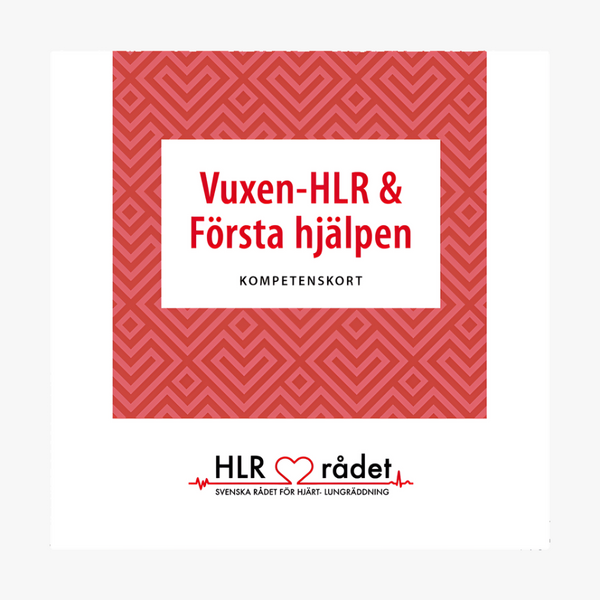 Kompetenskort HLR/Första hjälpen 50 st