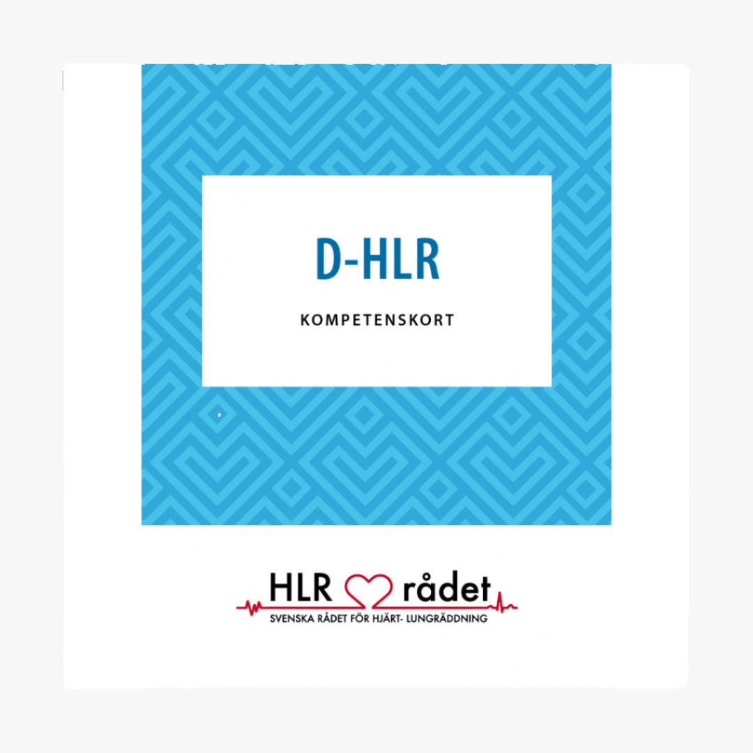Kompetenskort D-HLR 25 st