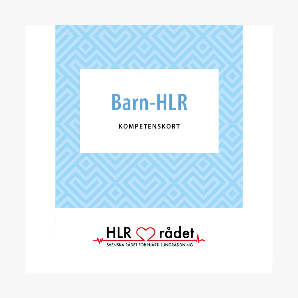 Kompetenskort Barn-HLR 25 st