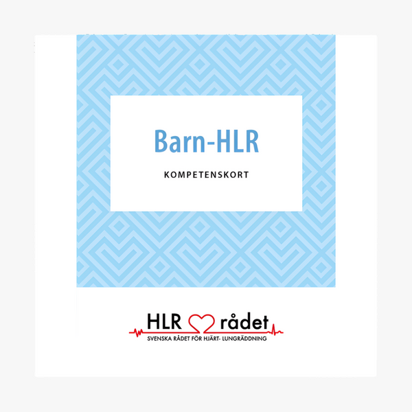 Kompetenskort Barn-HLR 25 st