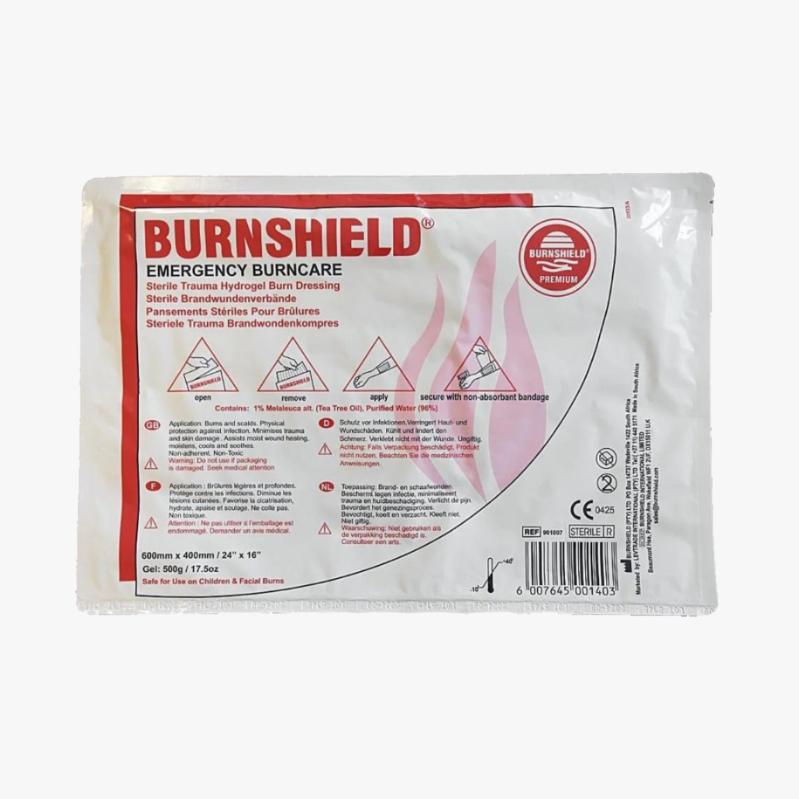 Snögg Burnshield Burn dressing 60 x 40 cm