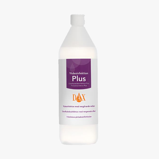 Dax Ytdesinfektion Plus IPA 45% med tensid 1000 ml