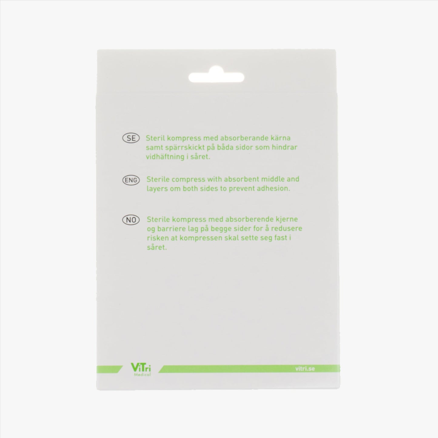 Vitri Kompress Steril 10 x 10 cm 5 st