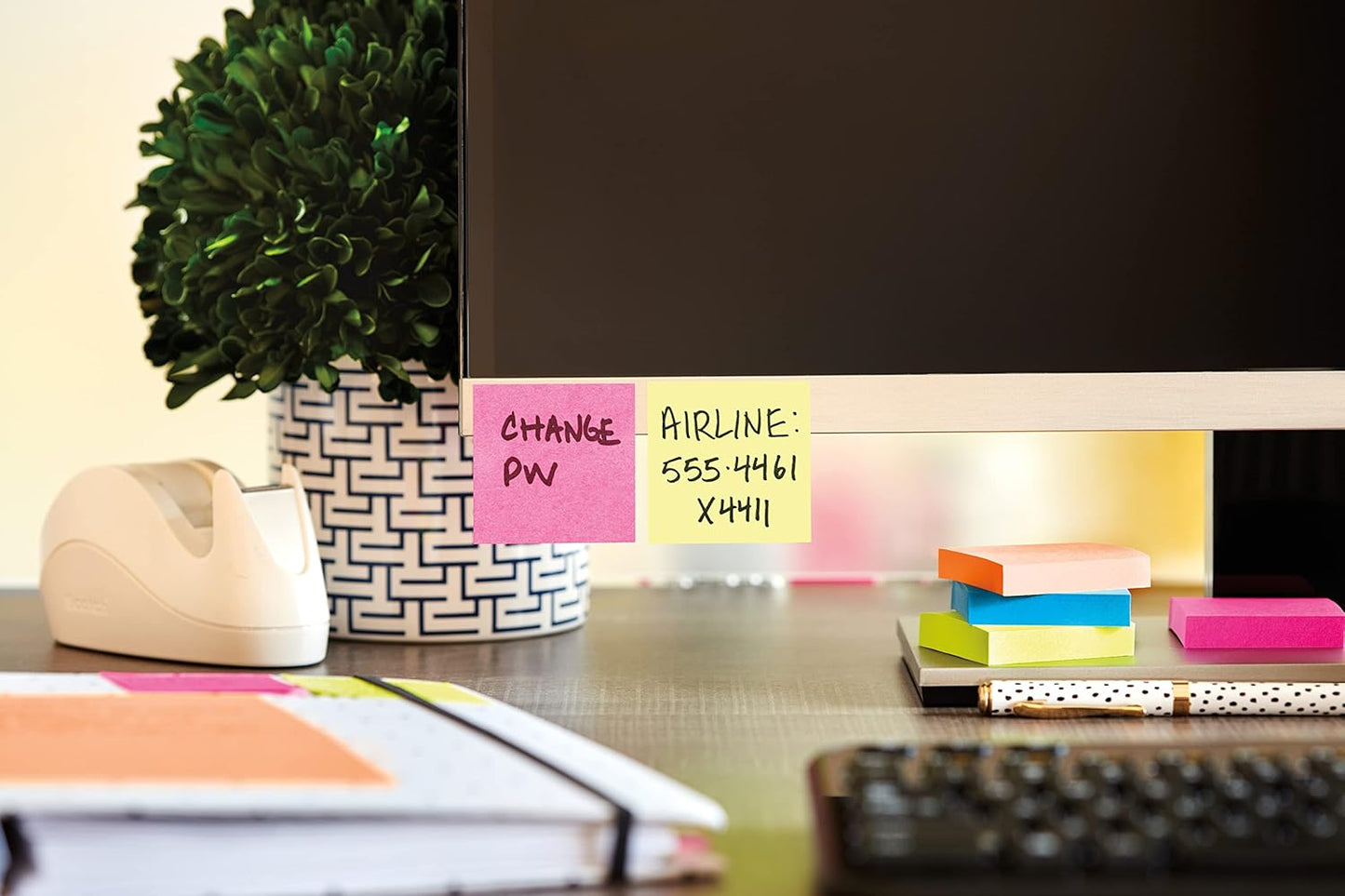 Post-it Super Sticky 76x76 Gul 450 blad