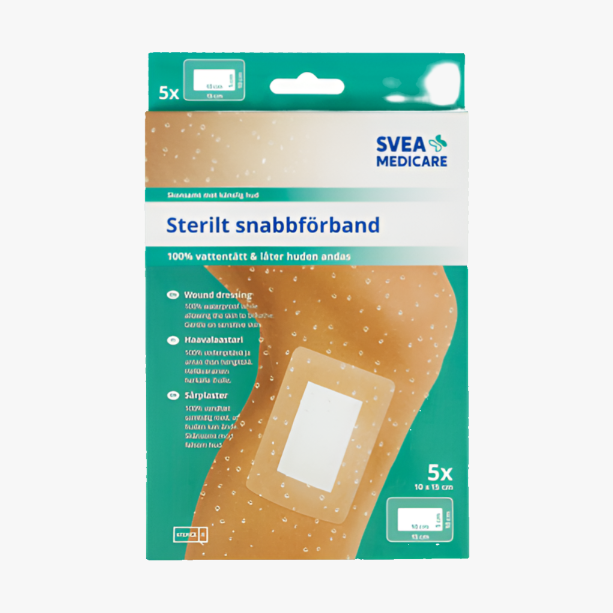 Svea Medicare Sterile Quick Dressing 10 x 15 cm 5 pcs