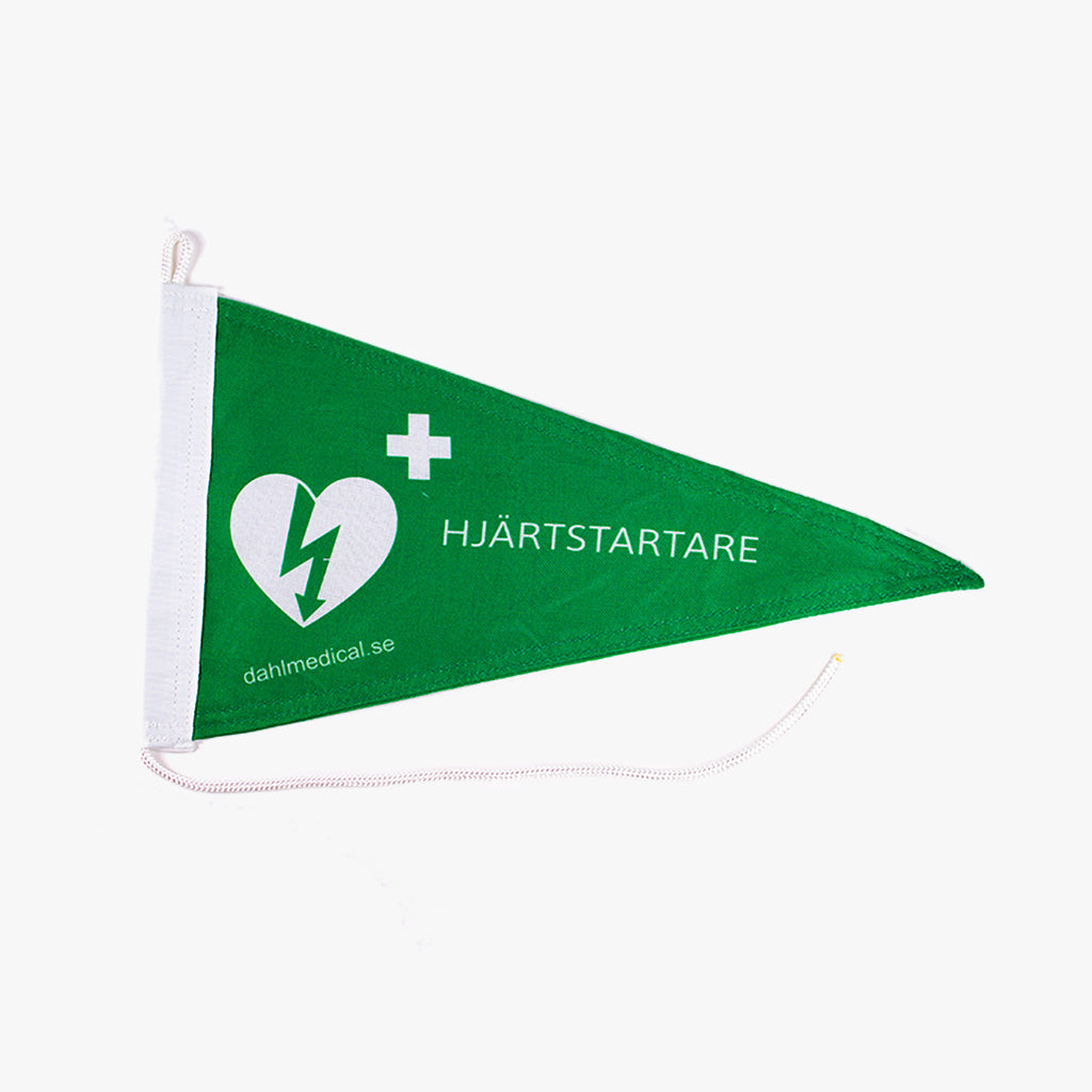 Båtvimpel Hjärtstartare 40x21 cm