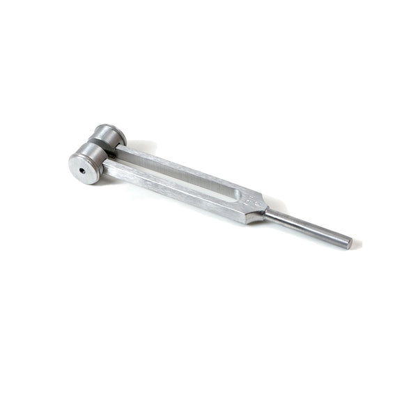 Stämgaffel 128 Hz med dämpare, aluminium 19 cm