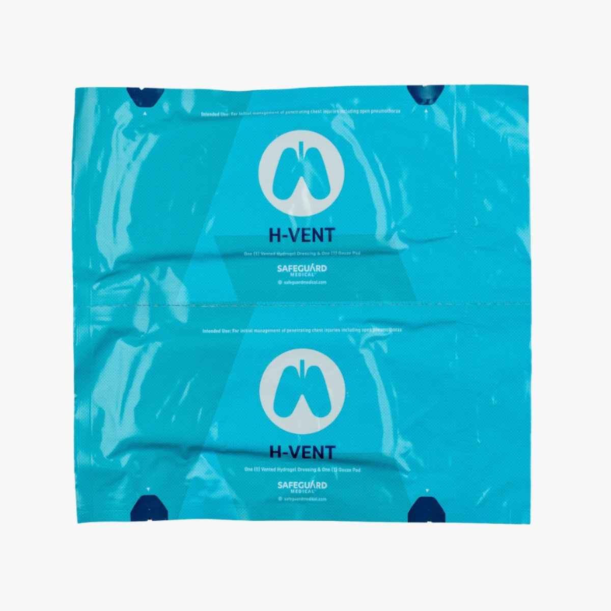 H&H Hyvent Vented Chest Seal Twin Pack 23 x 21 cm