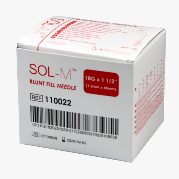 SOL-M Uppdragningskanyl 18G 1,2 x 40 mm 100st