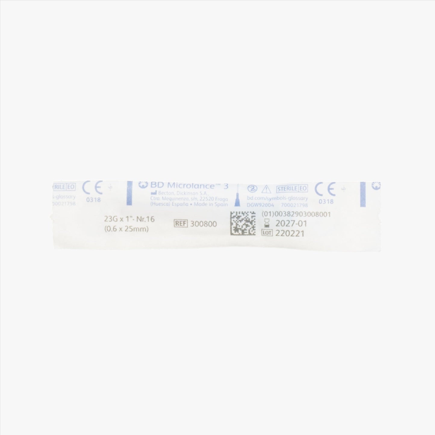 Injektionskanyl BD Microlance 3 — 23G 0,6 x 25 mm — 100 st