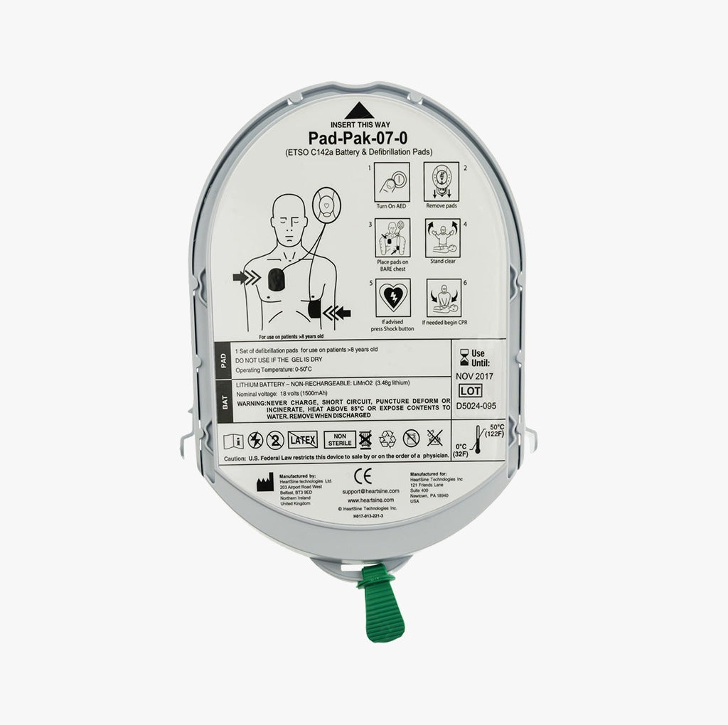 Samaritan PAD-PAK paket med batteri och elektroder