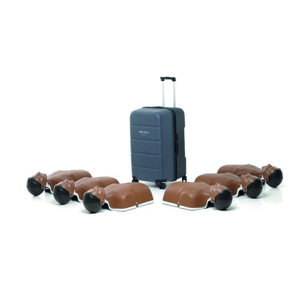 Laerdal Little Anne Stapelbara HLR-dockor - 6 pack (Mörk)
