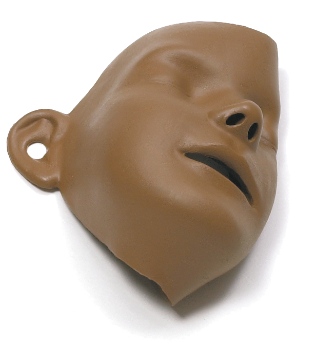 Laerdal Little Junior/ Resusci Junior Ansikten Mörk Hud (6 st.)