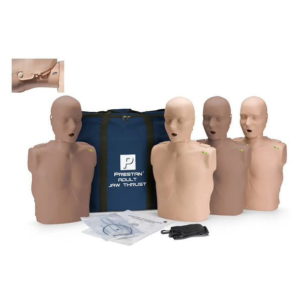 Prestan HLR-docka med haklyftning 4-pack (ljus hy)