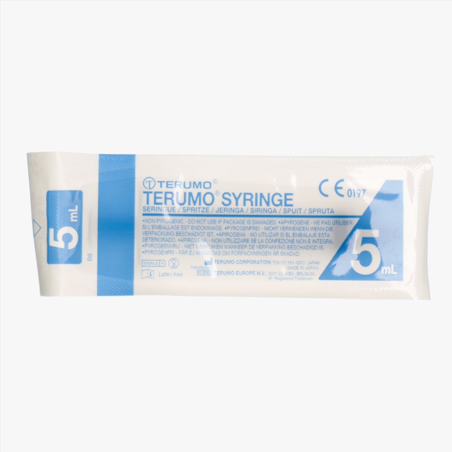 Syringe Terumo Luerlock 5 ml Graduation 0.2 ml