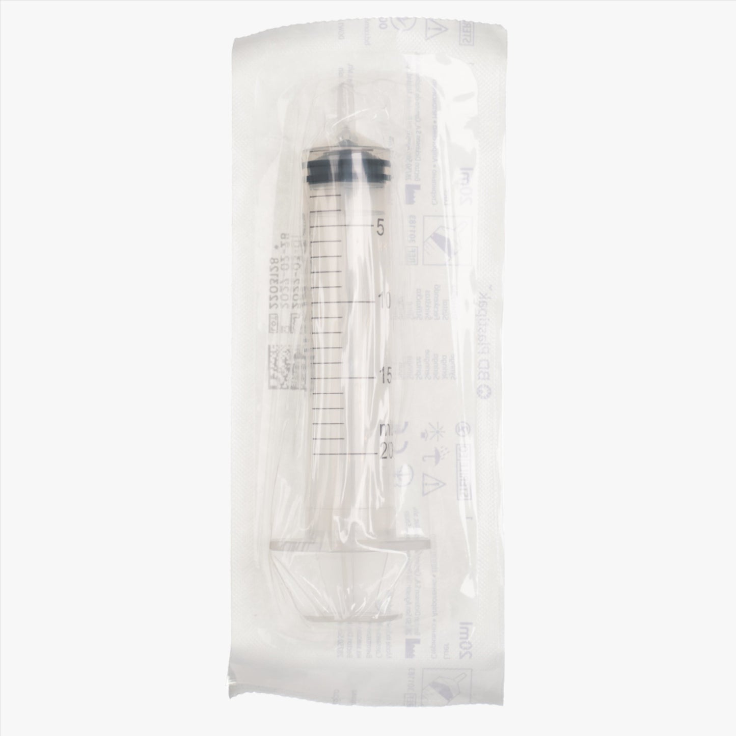 Syringe BD Plastipak Luer 20 ml Graduation 1 ml Eccentric 60 pcs