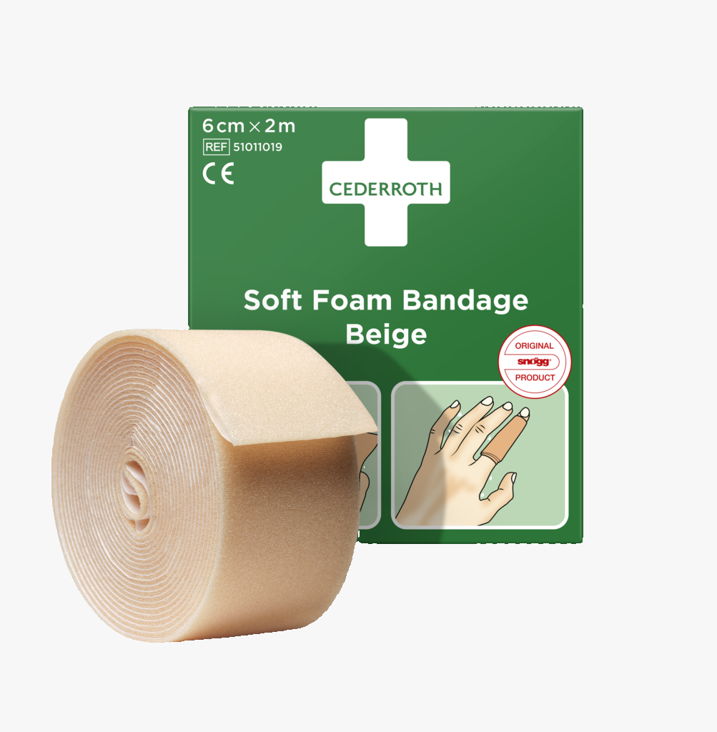 Fingerförband Cederroth Soft Foam 6 cm x 2 m