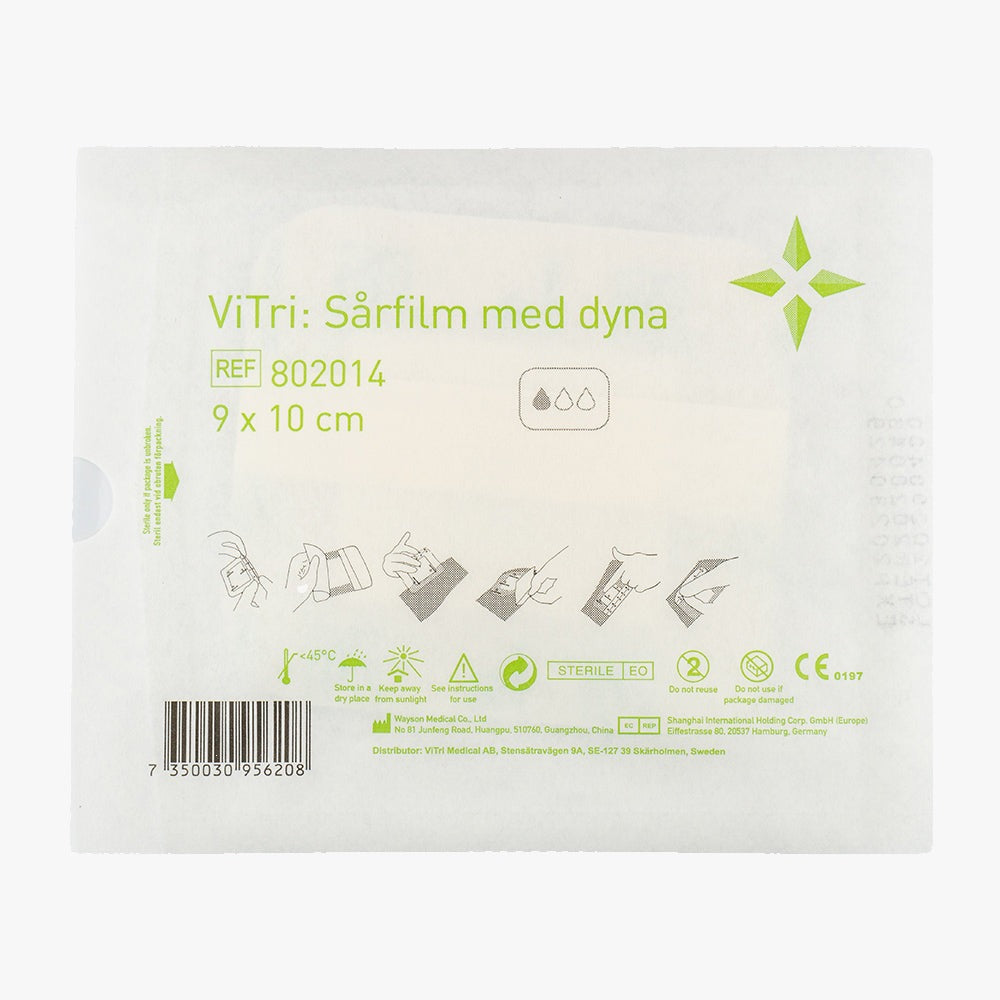 Vitri Wound film with pad 9 x 10 cm 50 pcs