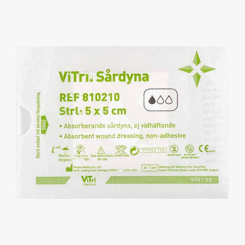 Vitri Kompress Steril 5 x 5 cm 50 st