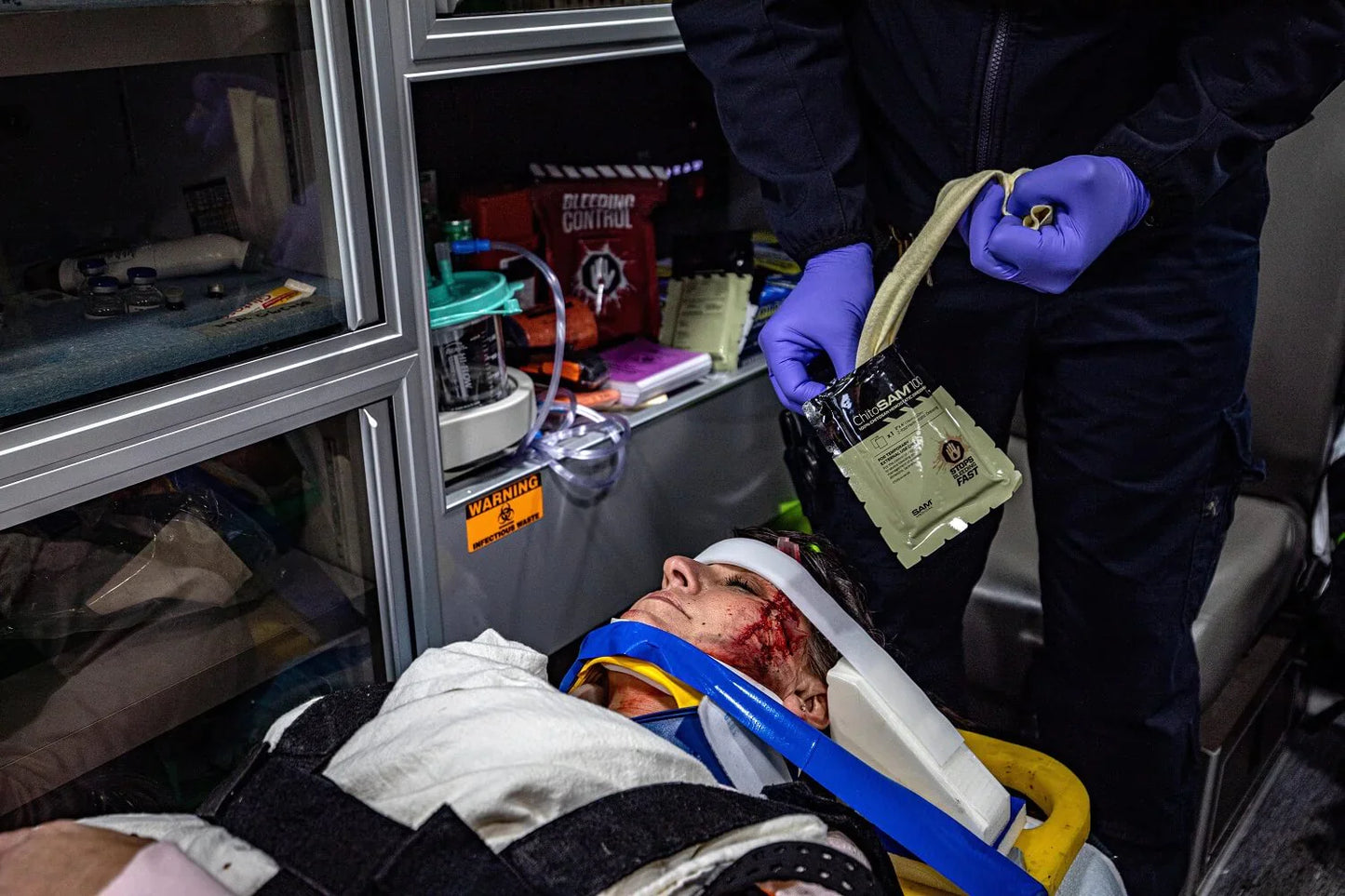 ChitoSAM 100 Hemostat dressing 10 x 10 cm