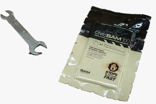 ChitoSAM Hemostasförband 7,6 x 122 cm Z-vikt