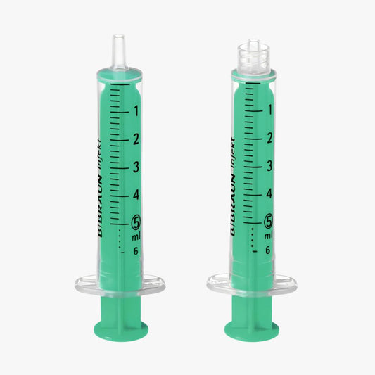 Spruta luer 2komp Injekt Solo – 20ml grad 1,0ml grön