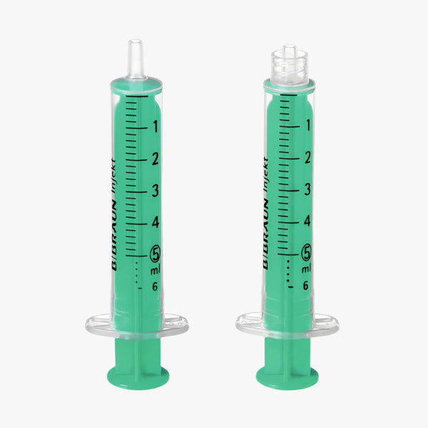 Spruta luer 2komp Injekt Solo – 20ml grad 1,0ml grön