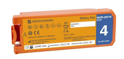 NIHON KOHDEN CARDIOLIFE AED batteri 2100 serien