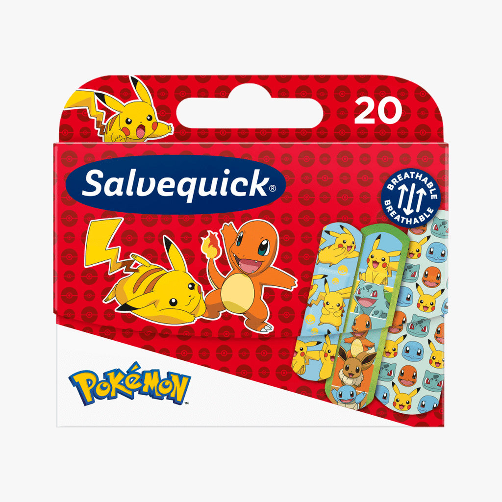 Salvequick Pokémon -lastenlaastari 20 st