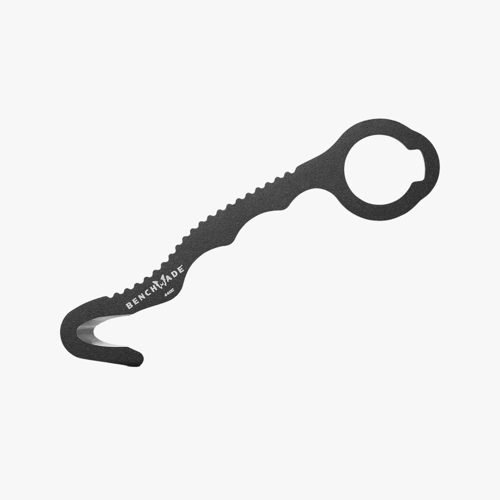 Benchmade Rescue Hook 8 BLKW – Rettungsmesser / Gurtschneider, schwarz