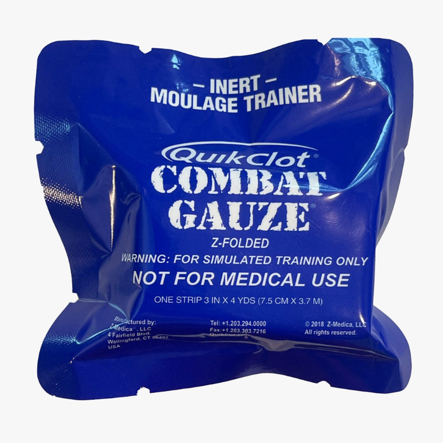 QuikClot Combat Gauze Blå Trainer