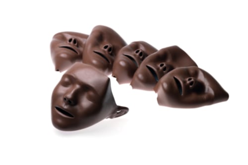 Laerdal Little Anne Stapelbara HLR-dockor - 6 pack (Mörk)