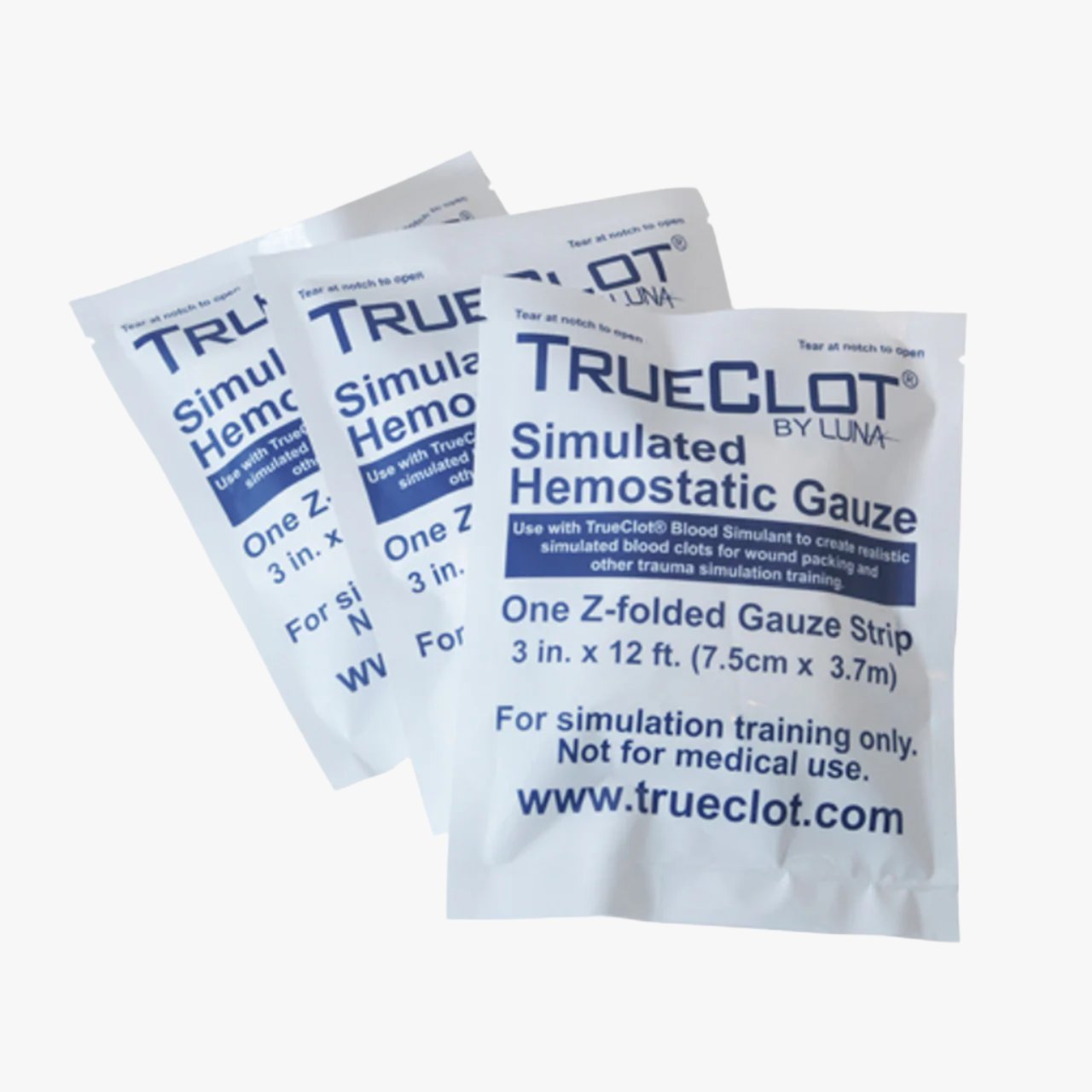 TrueClot Simulated Hemostatic Gauze