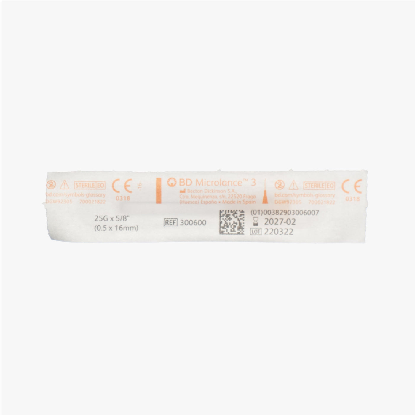 Injektionskanyl BD Microlance 3 — 25G 0,5 x 16 mm