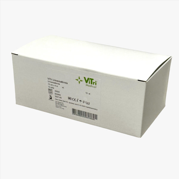 ViTri elastisk stödbinda 12 cm × 4 m – 10 st
