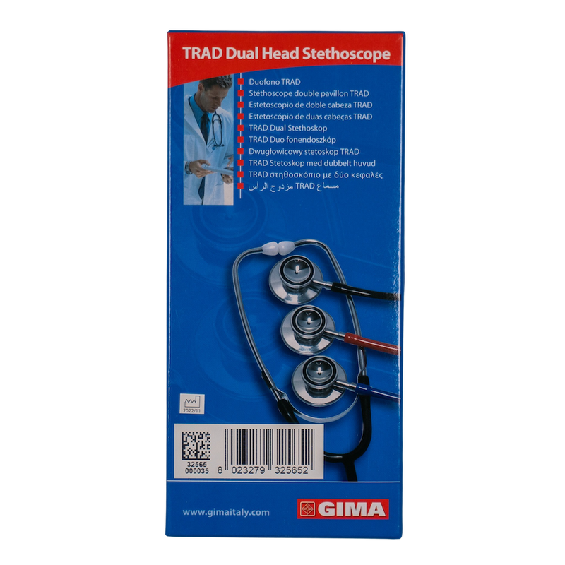GIMA Stetoskop med dubbelt huvud