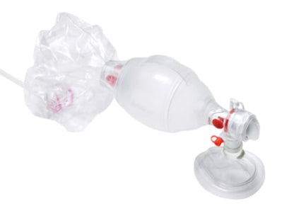 Ambu SPUR II Pediatrik med tryckbegränsande ventil och mask i storlek 0 och 1