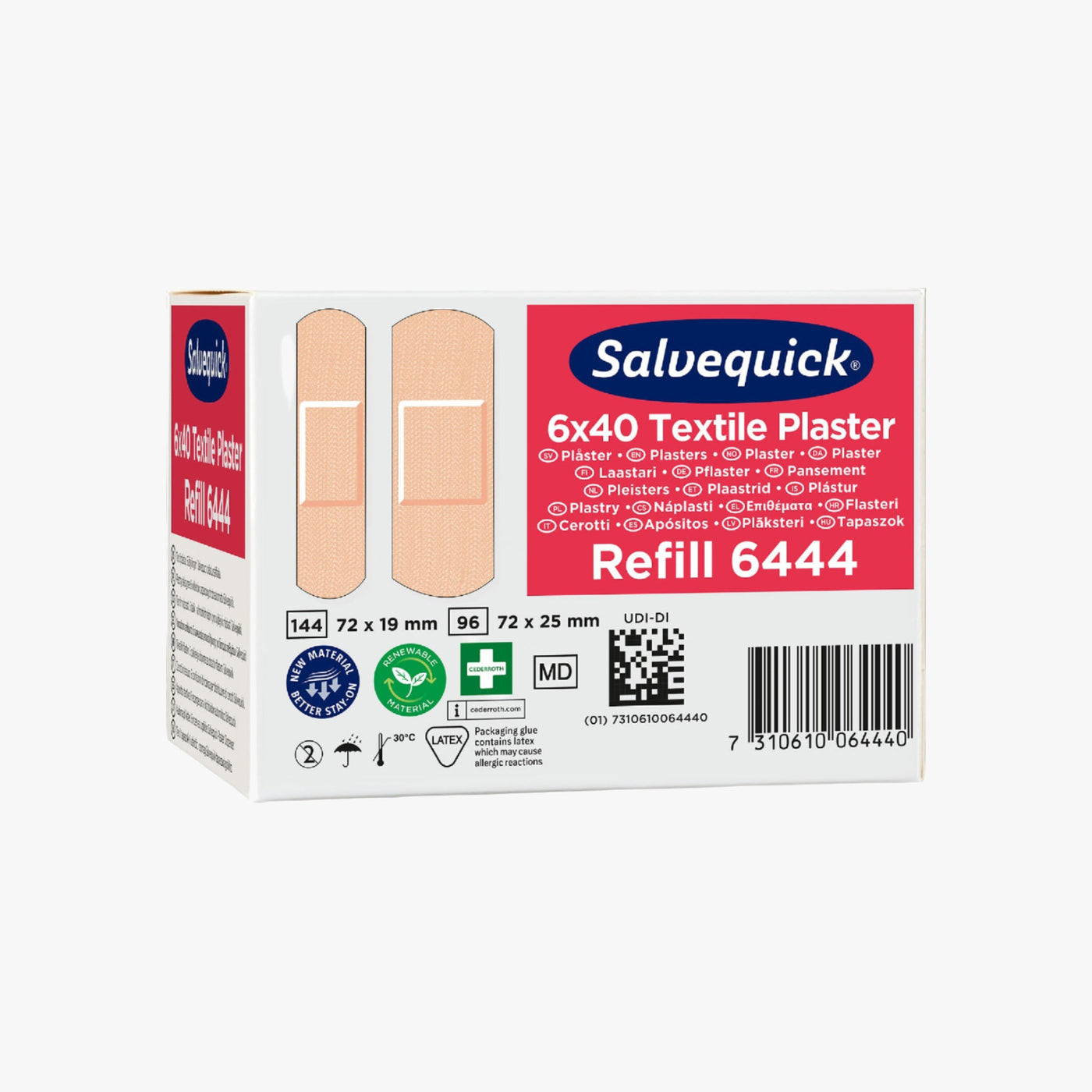 Cederroth Textilplaster 6 boxes