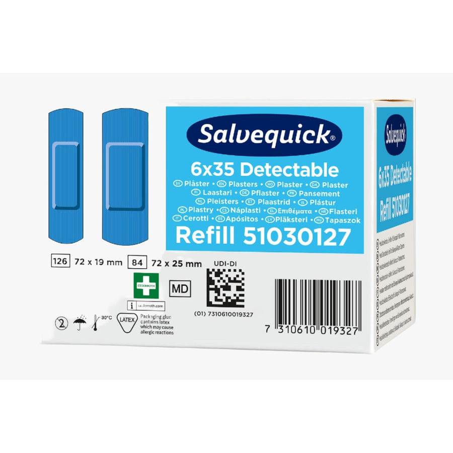 Cederroth Blue Detectable Plåster 6 paket