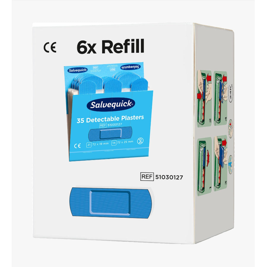 Cederroth Blue Detectable Plåster 6 paket