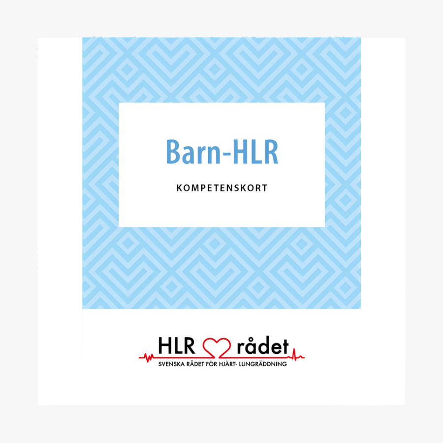 Kompetenskort Barn-HLR 25 st