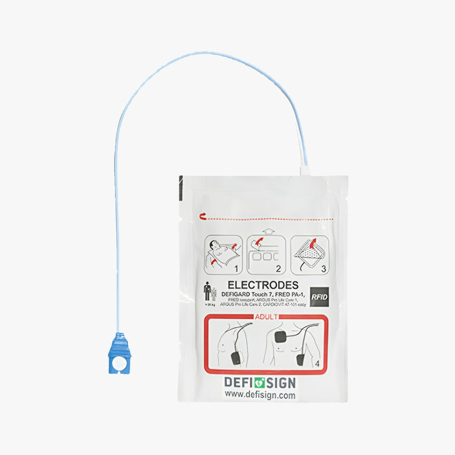 SCHILLER DefiSign LIFE vuxenelektroder – DS-0-21-0040