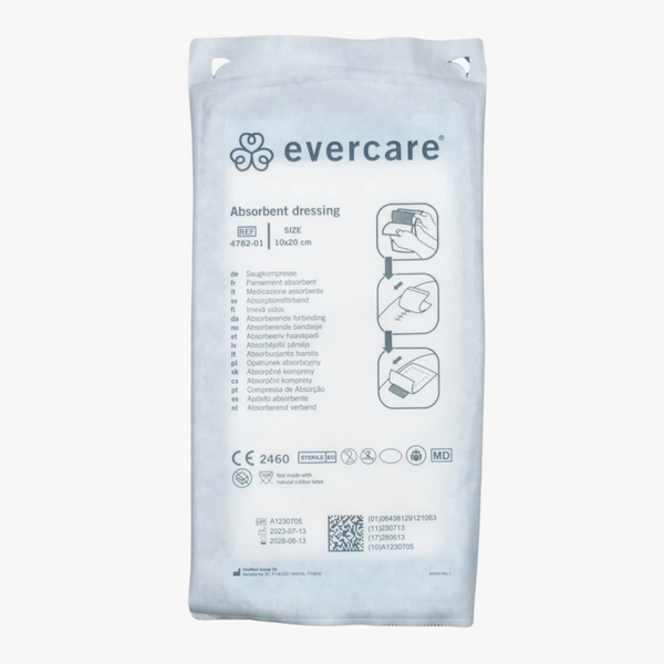 Evercare Absorberande Förband Sterilt 10 x 20 cm 35 st