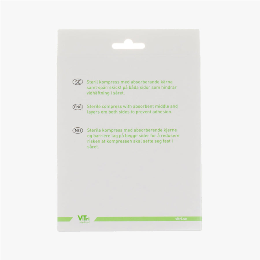 ViTri steril sårkompres 10 × 10 cm – 5 stk.