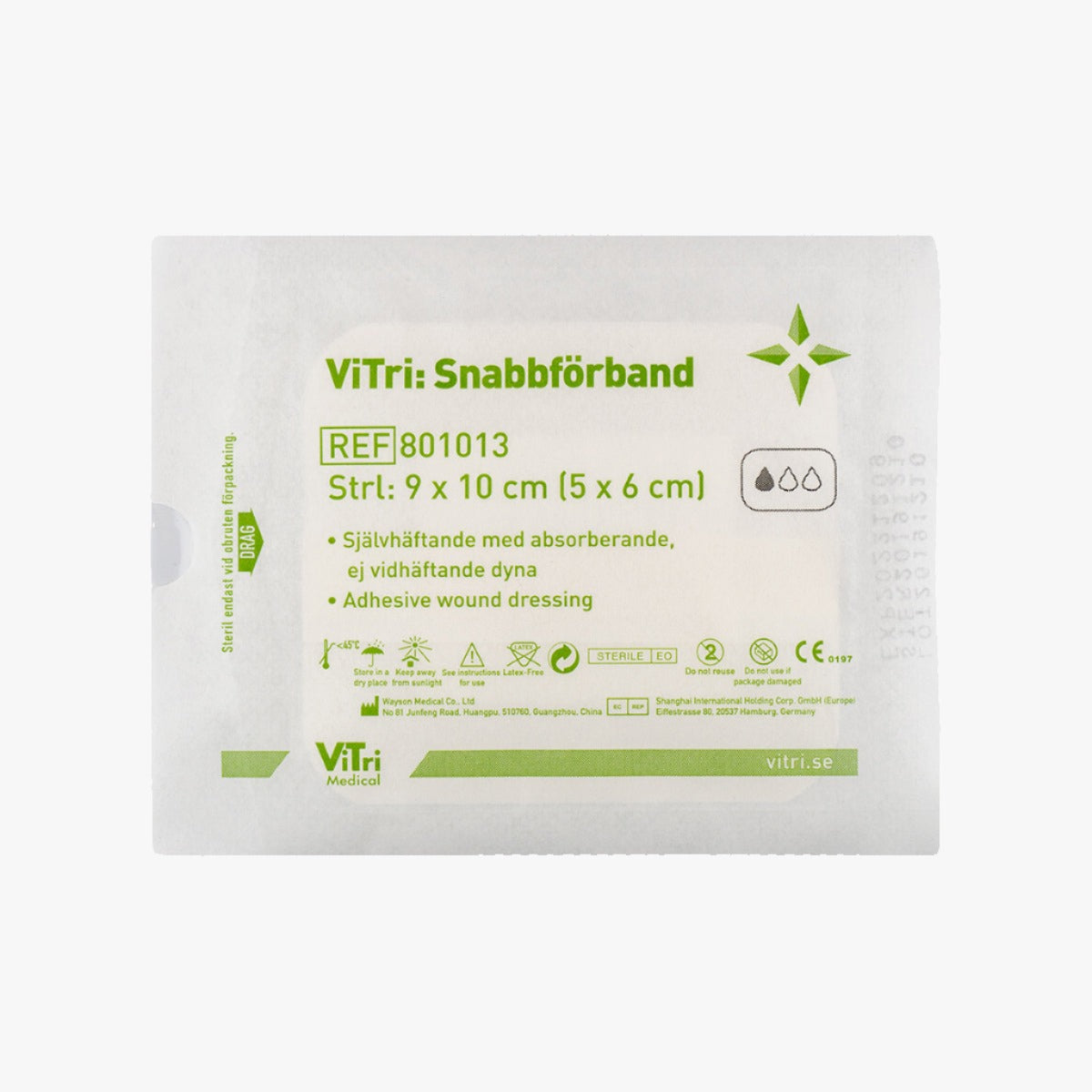 Vitri Snabbförband 9 x 10 cm