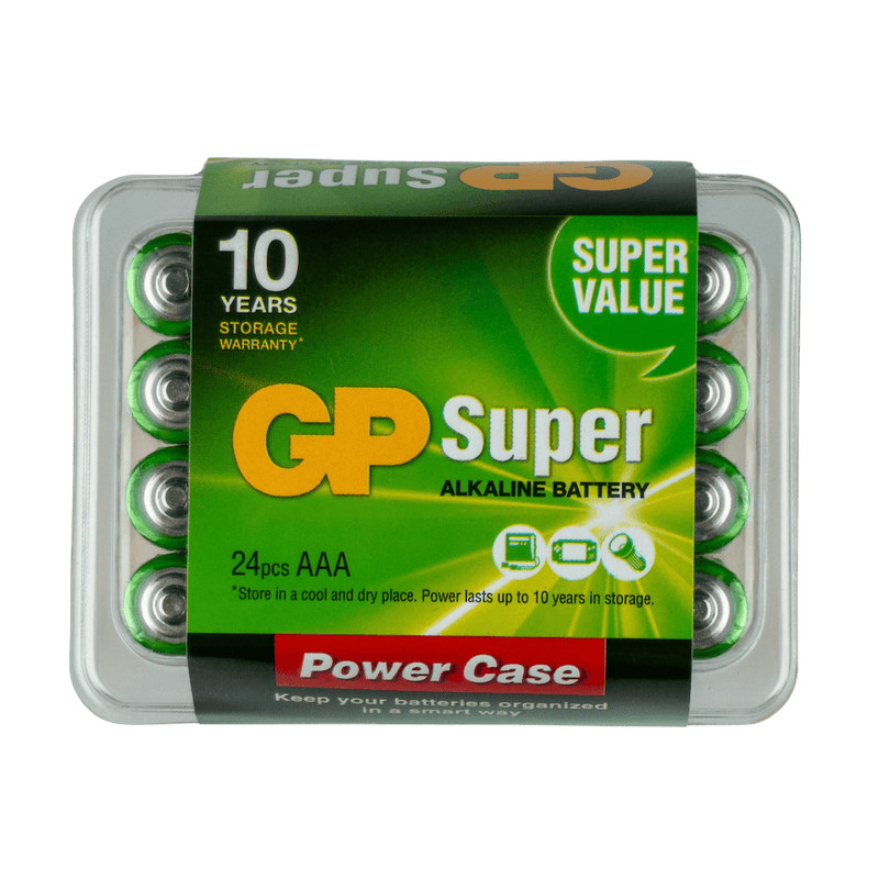 GP Batteri Super Alkaline AAA, 24A/LR03