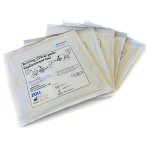 ZOLL övningselektroder ersättningsplattor (5-pack)
