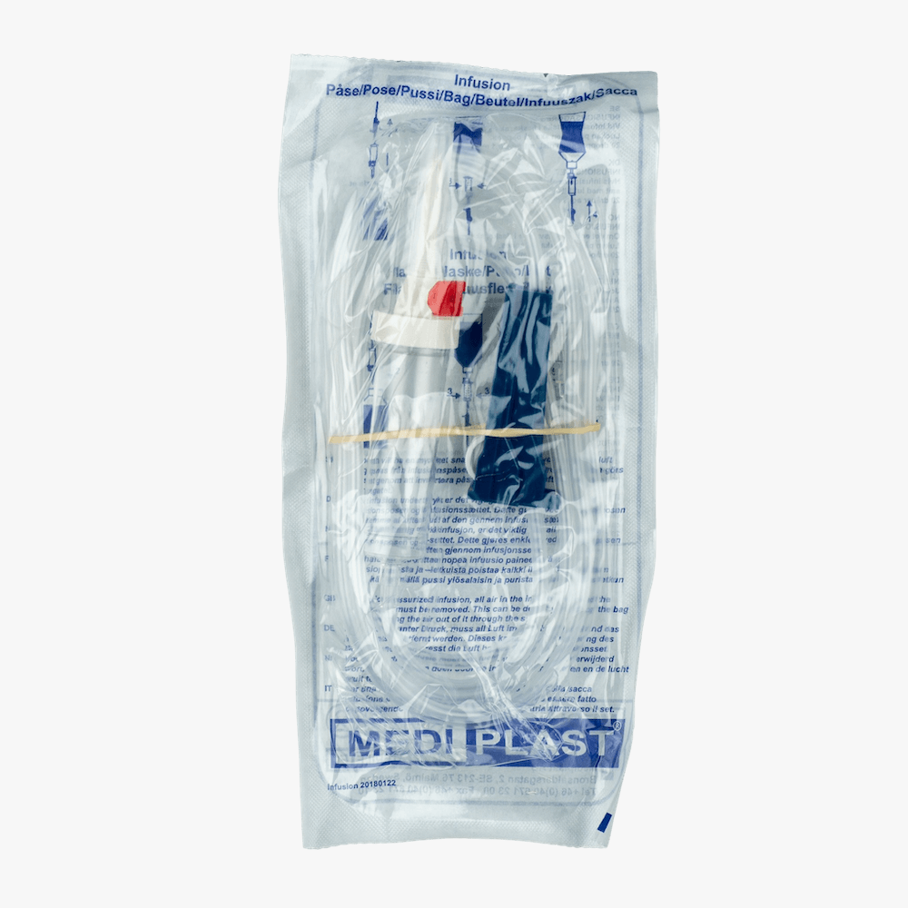Mediplast Infusionsaggregat med luftning – 180cm PVC-fri